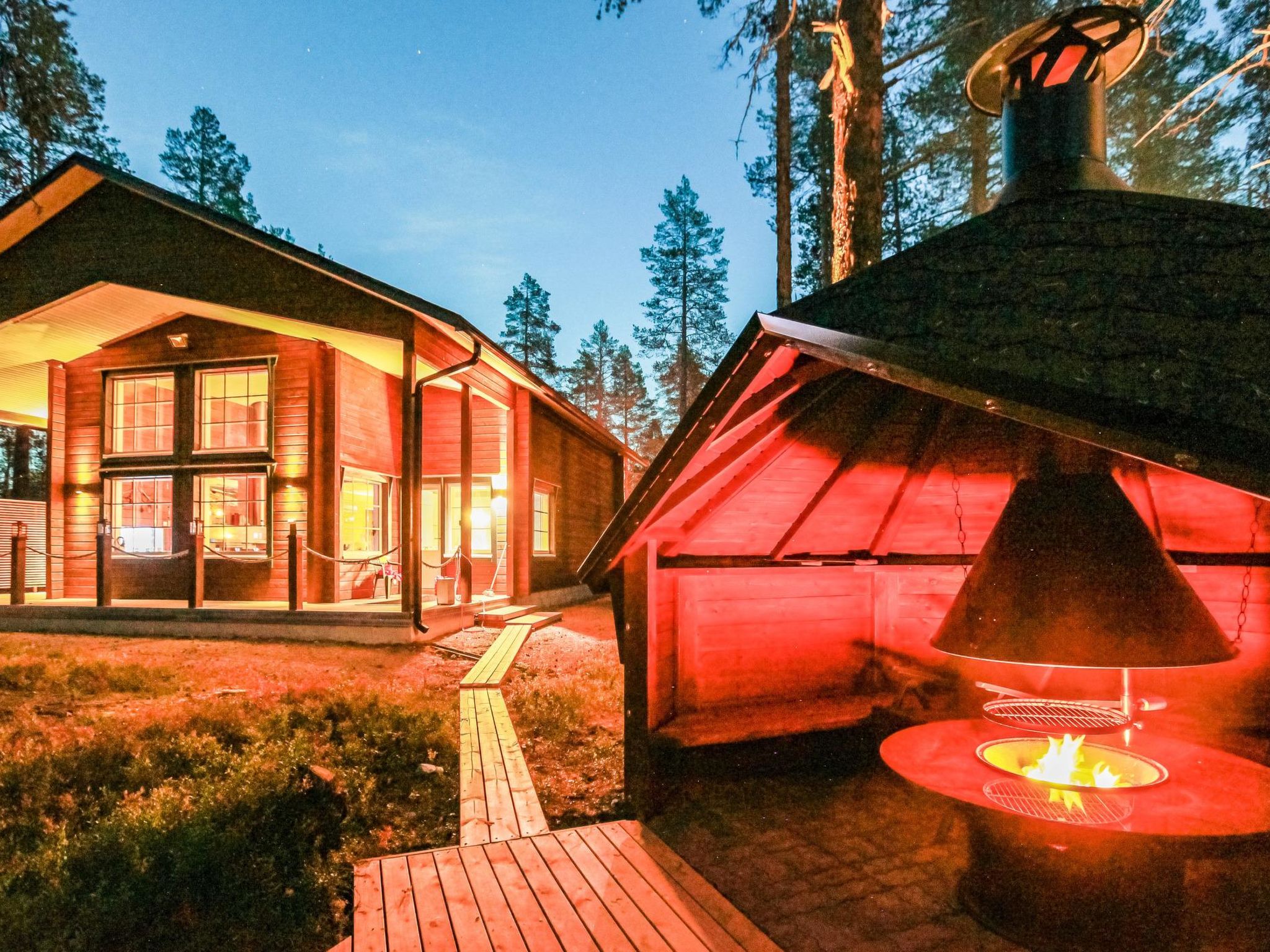 Arctic chalet-Dedans