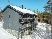 Modern appartement in Ylläsjärvi, 350m van de piste met sauna - thumbnail 1
