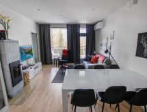 Modern appartement in Ylläsjärvi, 350m van de piste met sauna - thumbnail 4