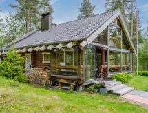 Houten blokhut aan het Koitere-meer met sauna en privéstrand in Ilomantsi - thumbnail 1