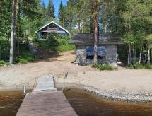 Houten blokhut aan het Koitere-meer met sauna en privéstrand in Ilomantsi - thumbnail 4