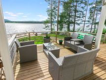 Ruim Fins vakantiehuis direct aan het Pielinenmeer met sauna en hot tub - thumbnail 3