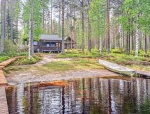 Authentiek Fins meerhuis met houtgestookte sauna en hot tub in Juuka - thumbnail 1