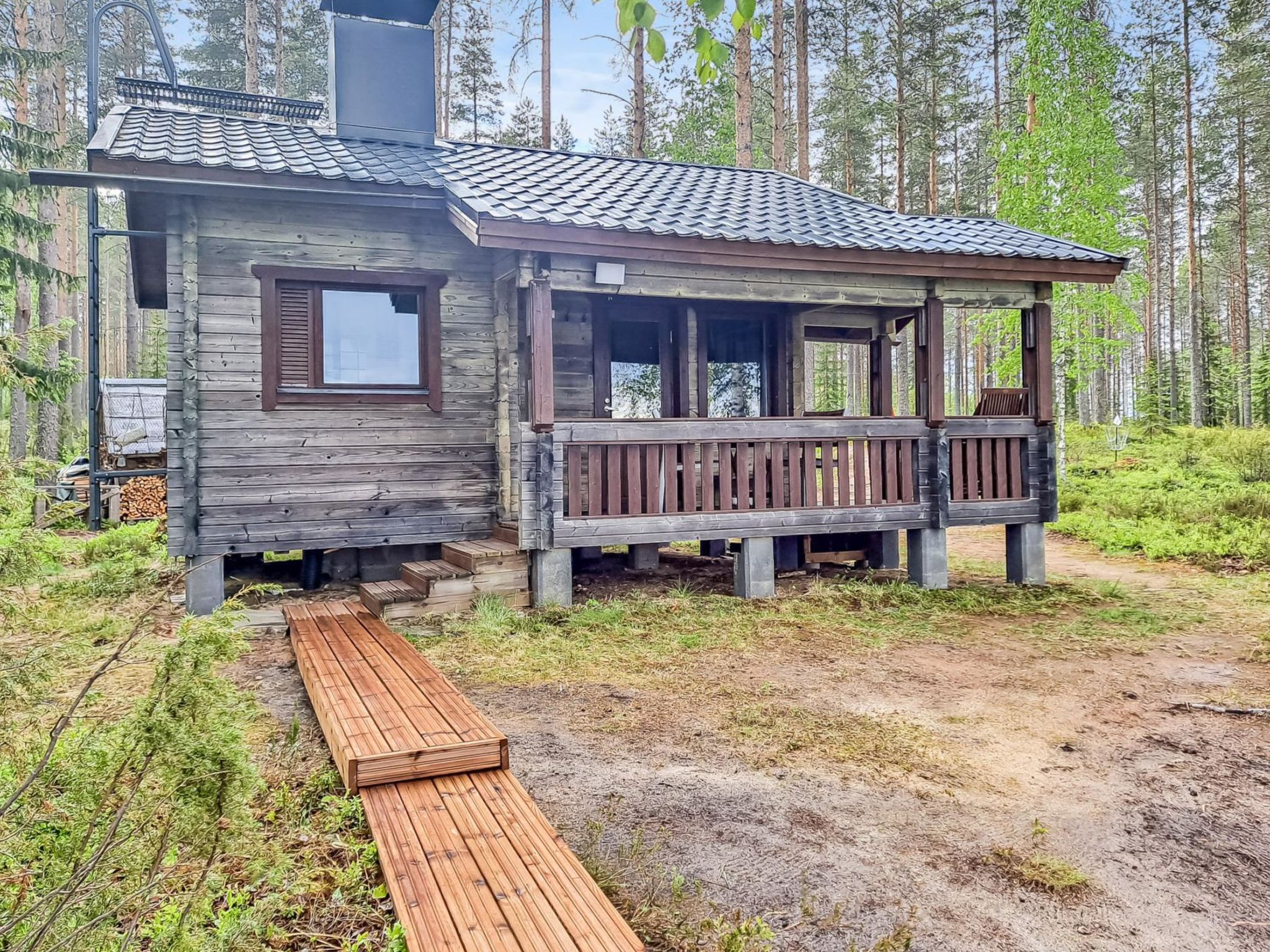 Authentiek Fins meerhuis met houtgestookte sauna en hot tub in Juuka - foto 15