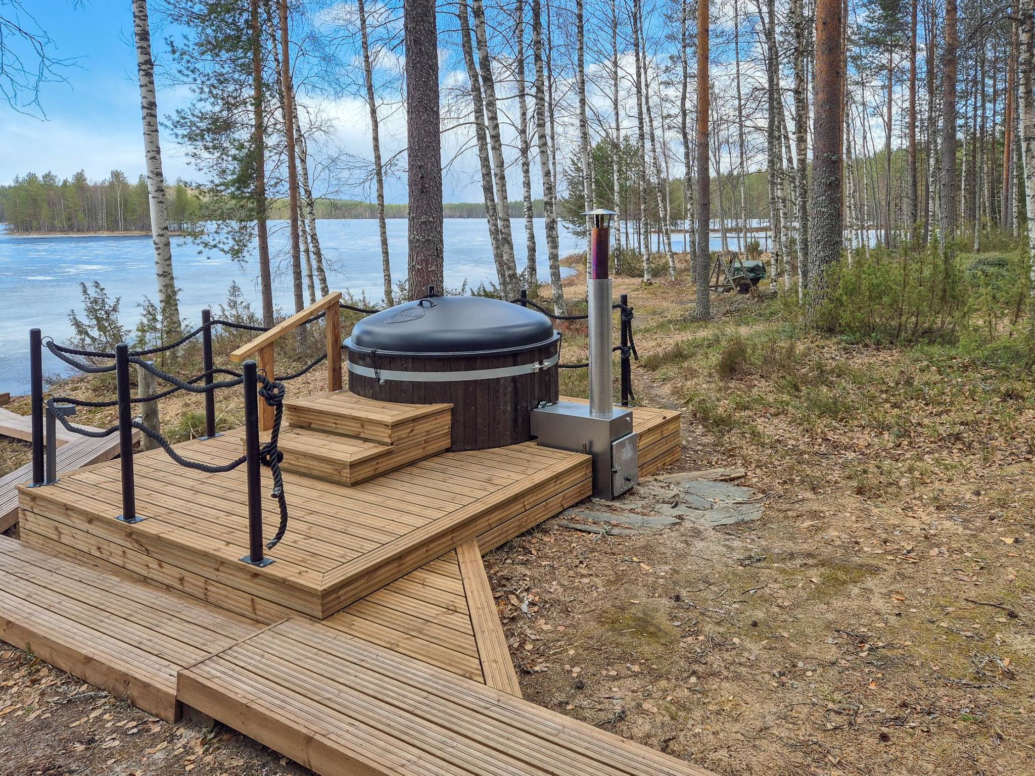 Authentiek Fins meerhuis met houtgestookte sauna en hot tub in Juuka - foto 30