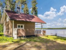 Stijlvolle houten villa aan het Pielinenmeer met sauna en privéstrand - thumbnail 1