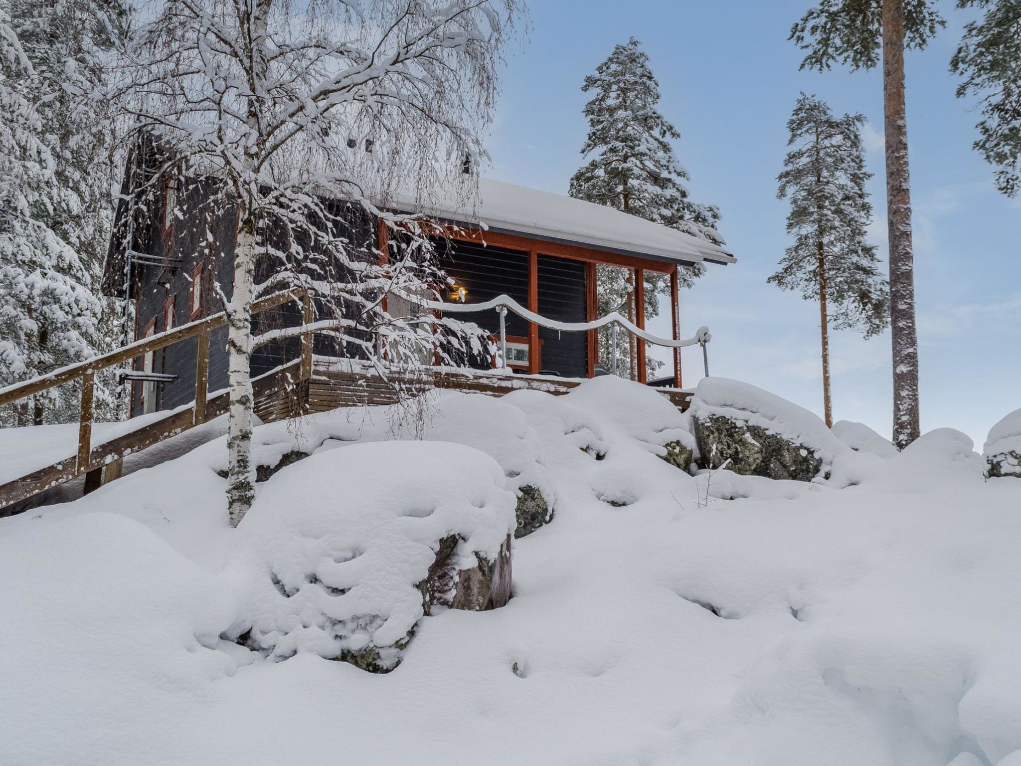 Blue lake villa-Binnen