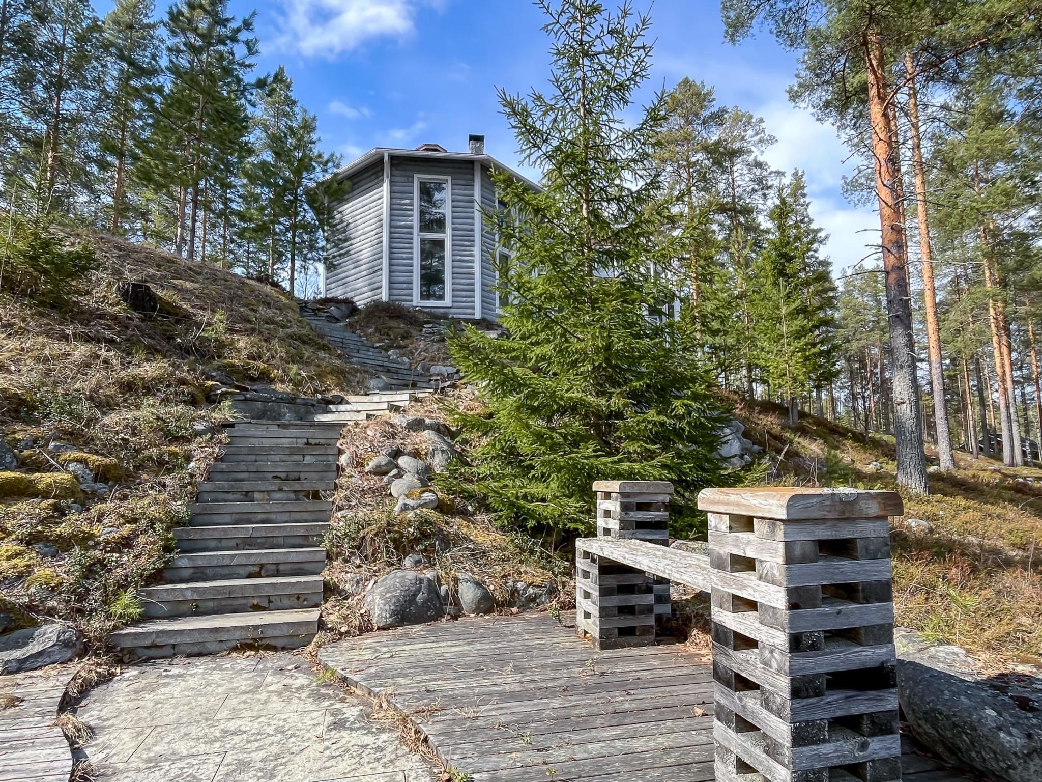 Huvila lomaonni (villa concrete kelo)-Binnen