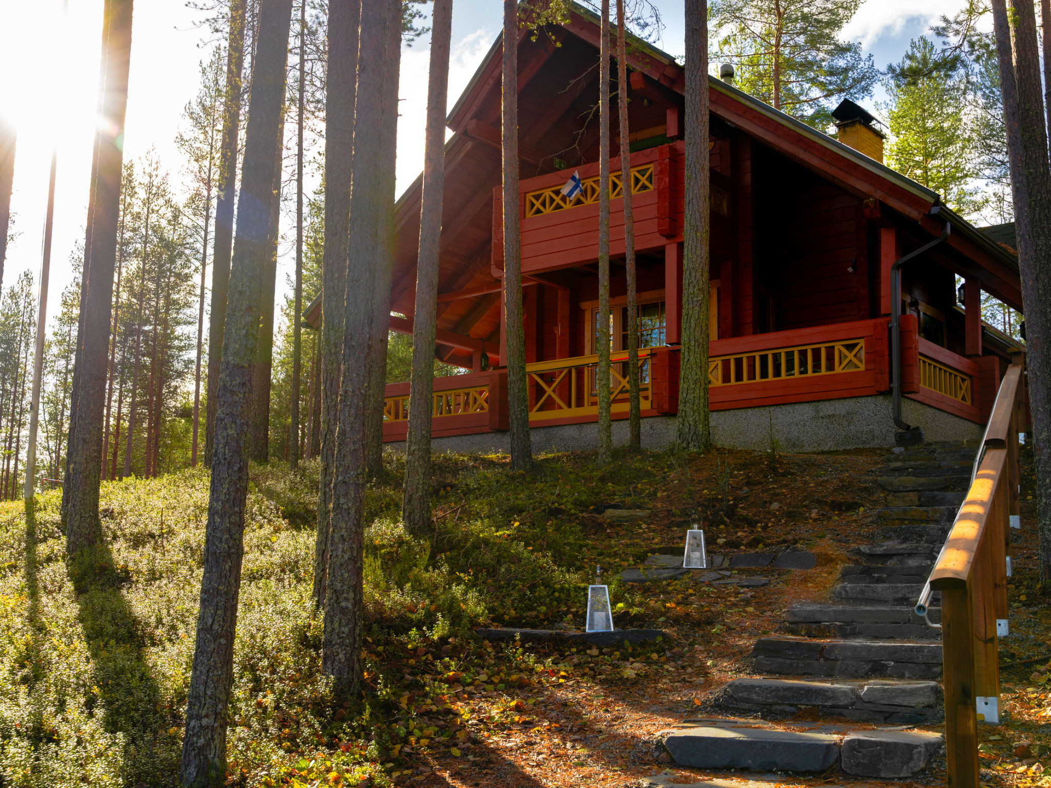 Villa käpytikka - Drinnen