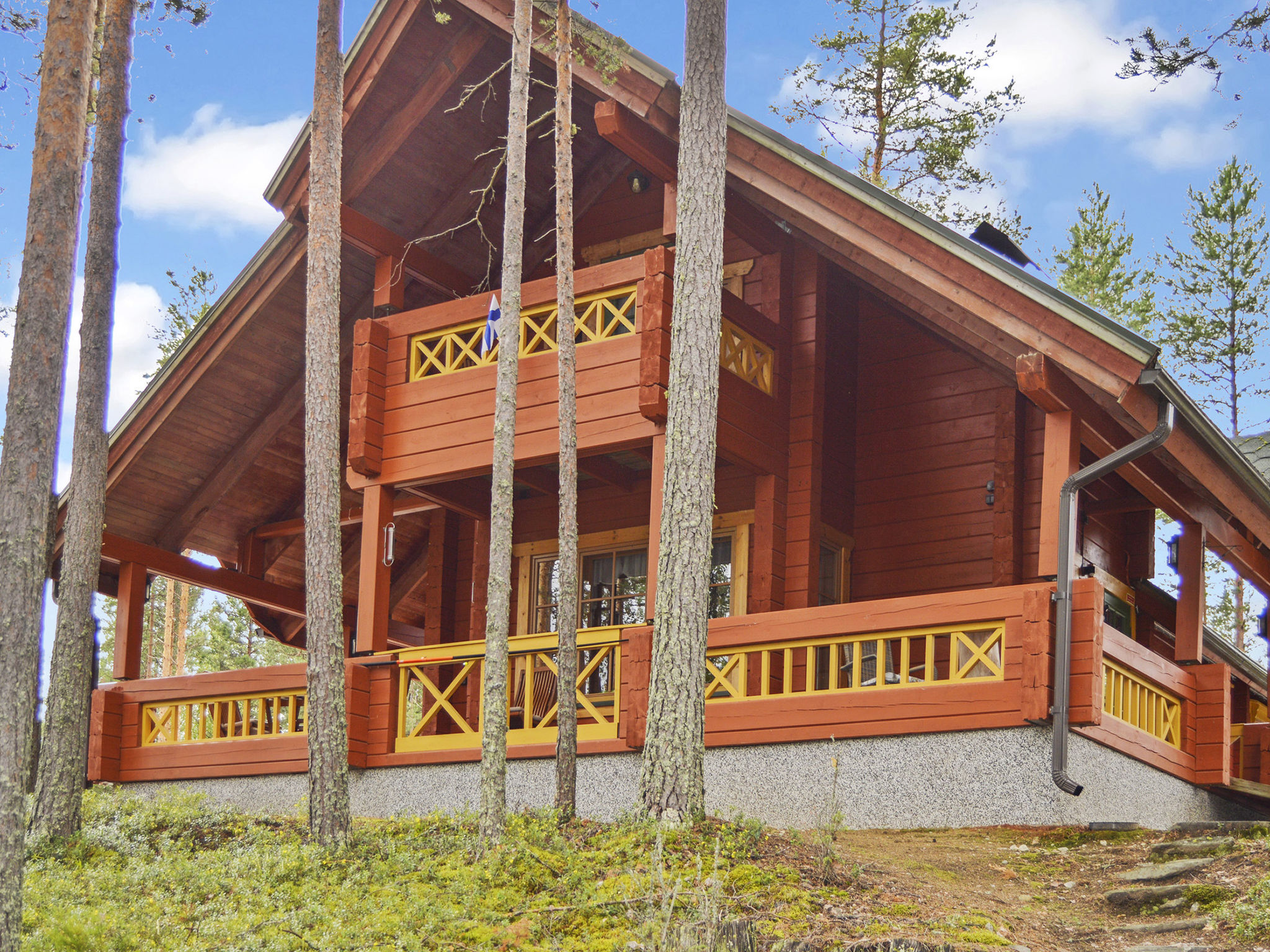 Villa käpytikka - Drinnen