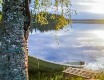 Knusse houten cabine aan het Pielinenmeer bij Nurmes, met sauna en roeiboot - thumbnail 3