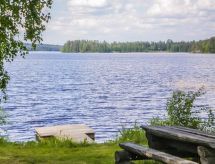 Knusse houten cabine aan het Pielinenmeer bij Nurmes, met sauna en roeiboot - thumbnail 5