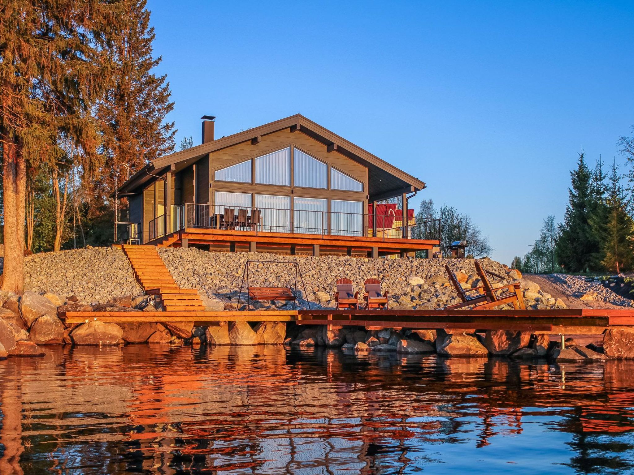 Lakeside villa-Binnen