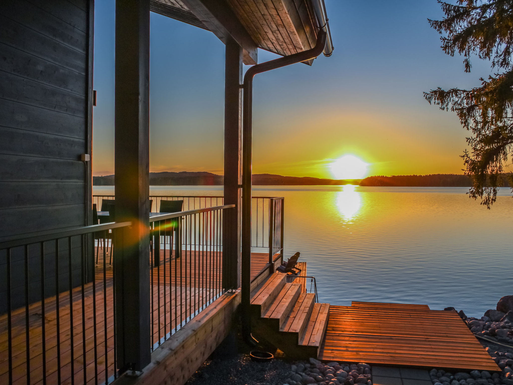 Lakeside villa
