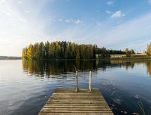 Knusse blokhut aan het water met eigen houtgestookte sauna in Iitti - thumbnail 6