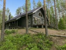 Authentieke Finse blokhut aan het Ilmajärvi-meer bij Ruokolahti - thumbnail 2