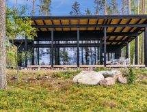 Moderne villa aan het Saimaameer met sauna, jacuzzi en gratis kajaks - thumbnail 2
