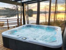 Moderne villa aan het Saimaameer met sauna, jacuzzi en gratis kajaks - thumbnail 3
