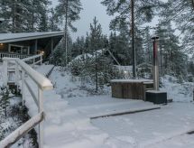Ruim Fins vakantieverblijf aan het Kuolimomeer met sauna's en hottub - thumbnail 6