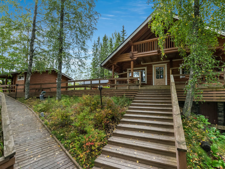 Aan het meer: Sfeervol vakantiehuis Koivuranta in Jämijärvi in Jämijärvi