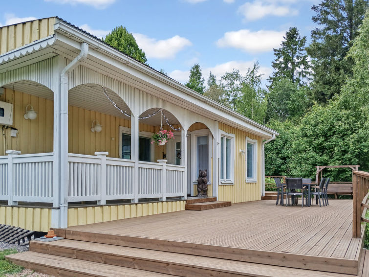 Sauna en rust aan het meer: vakantiehuis Salmiranta in Jämijärvi in Jämijärvi