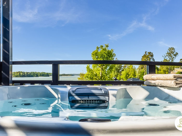 Aan het meer: Modern vakantiehuis Villa Eden in Kemiönsaari in Kimitoön