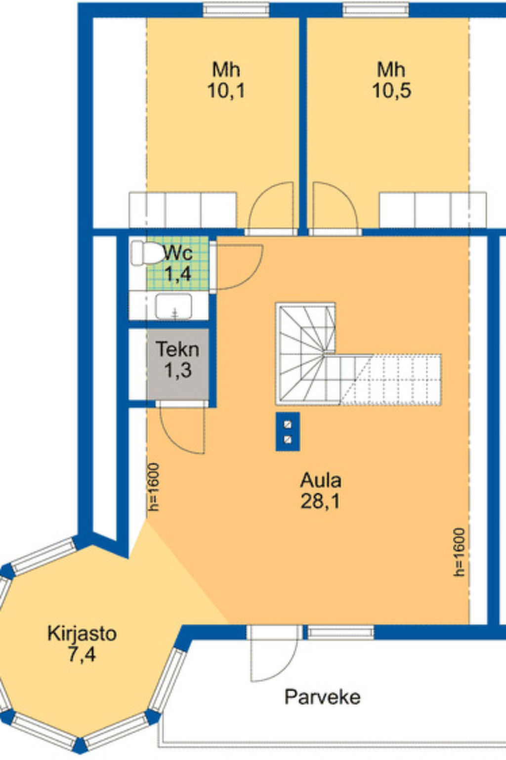 Villa merituuli-Binnen