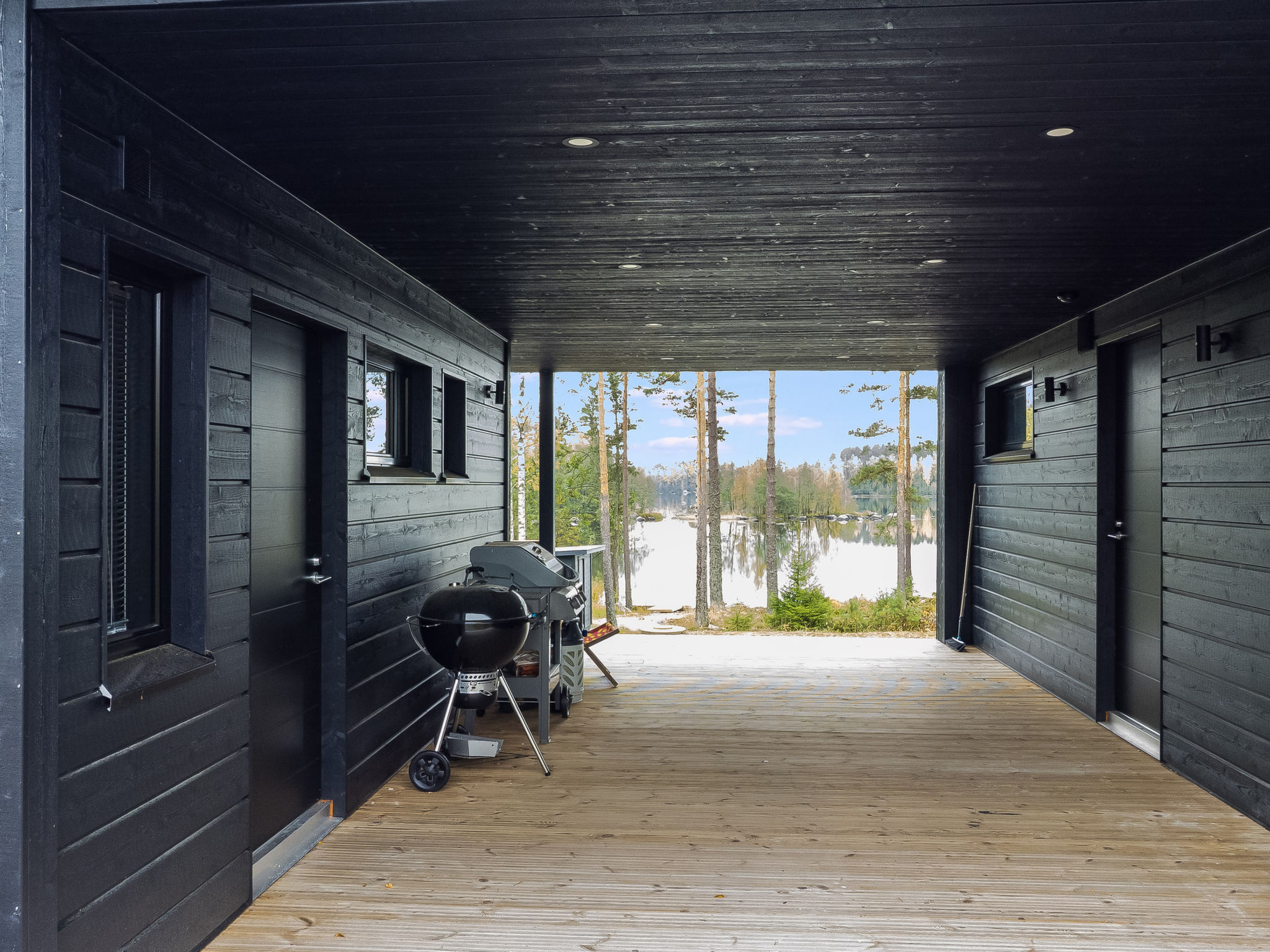 Duurzame houten villa aan het meer met sauna en eigen boothuis - foto 20