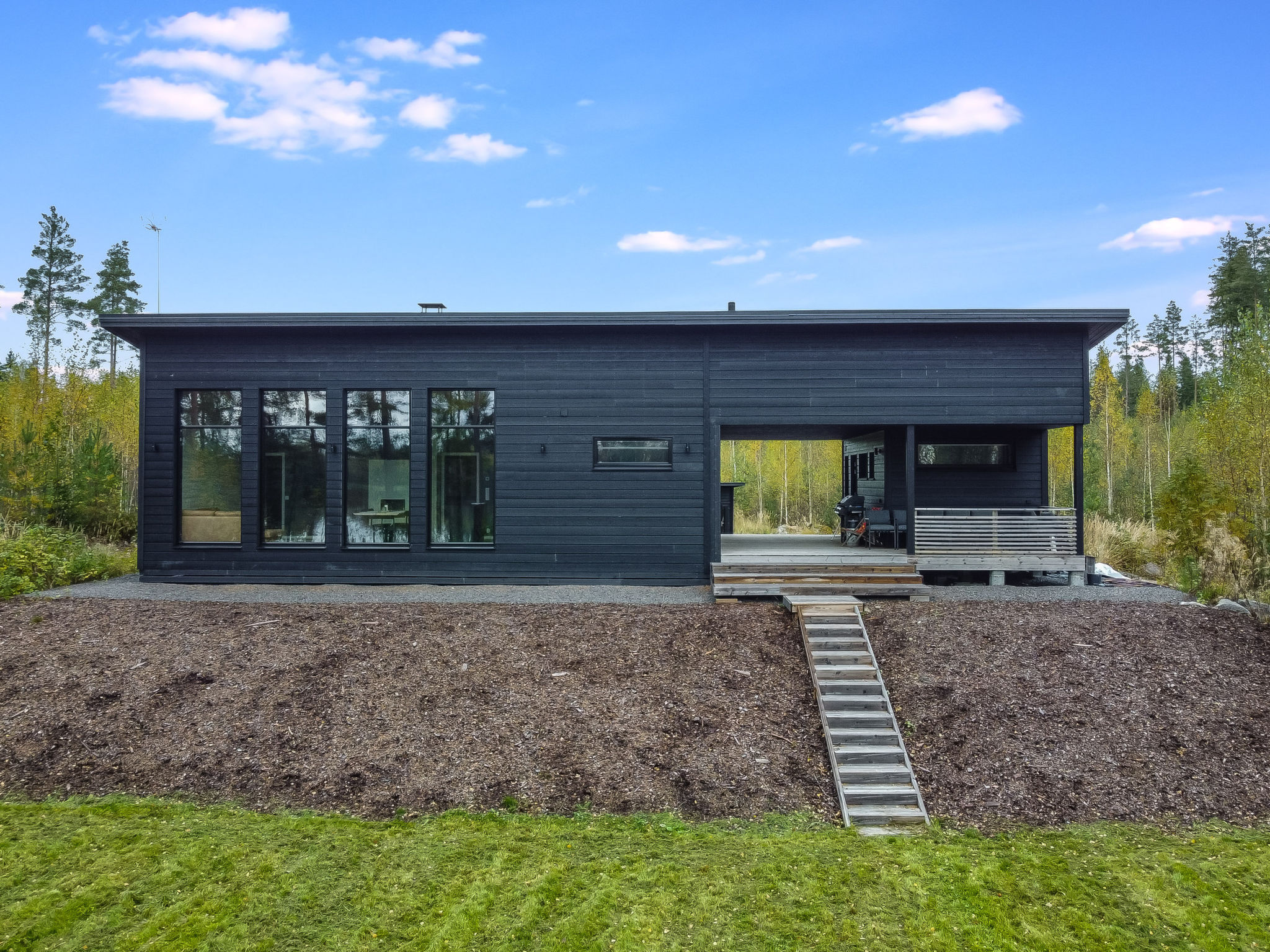 Duurzame houten villa aan het meer met sauna en eigen boothuis - foto 31