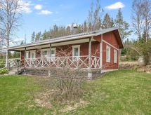 Rustiek houten vakantiehuis Tyynelä aan de rivier bij Salo - thumbnail 1