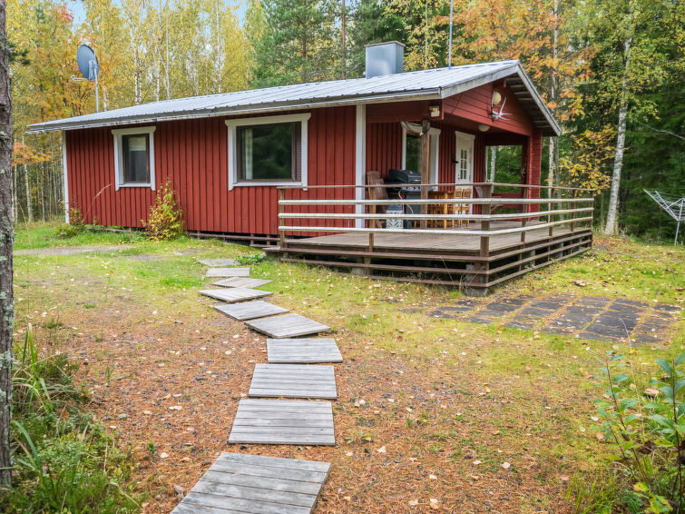 6-persoons vakantiehuis Iltaniemi met sauna aan het meer in Enonkoski in Enonkoski