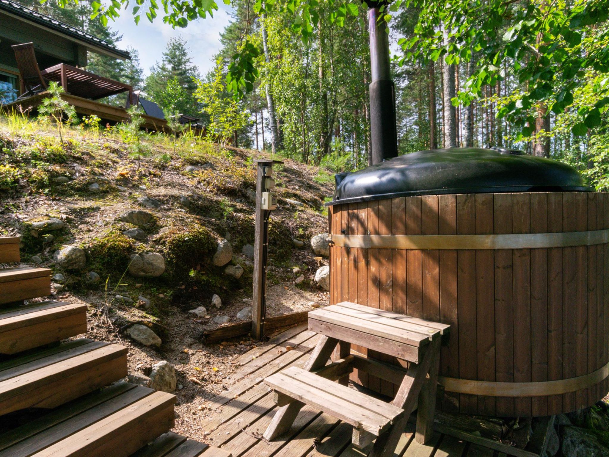 Hot pool cottage iitu-Binnen