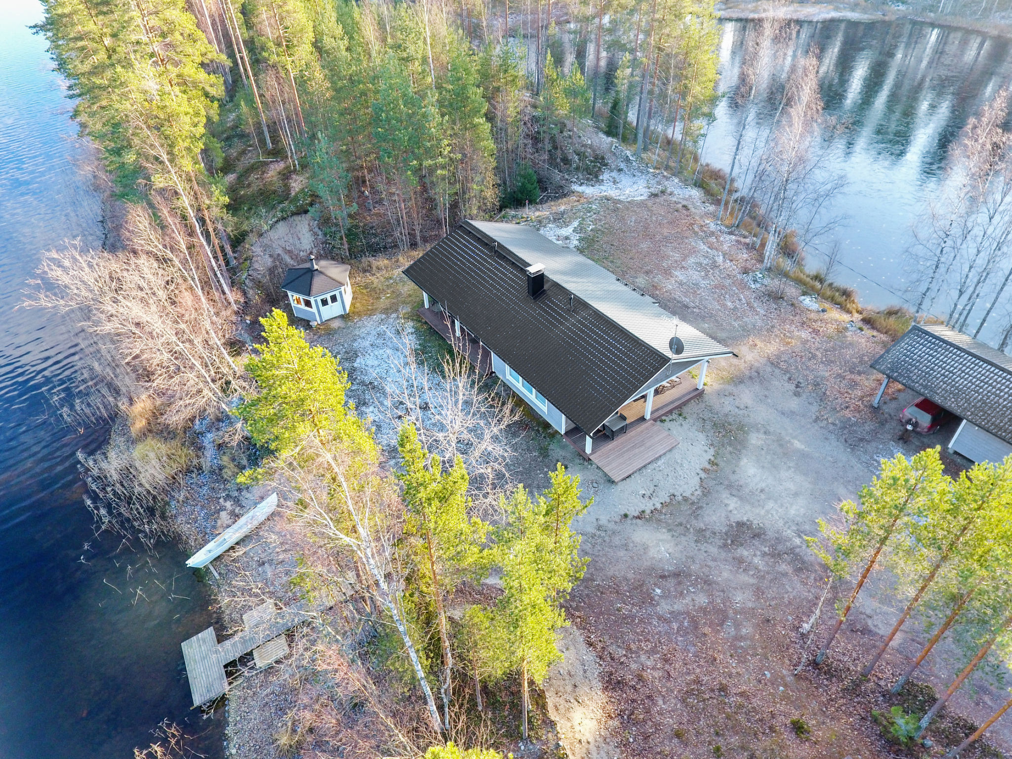 Hot pool cottage laurinranta - Binnen