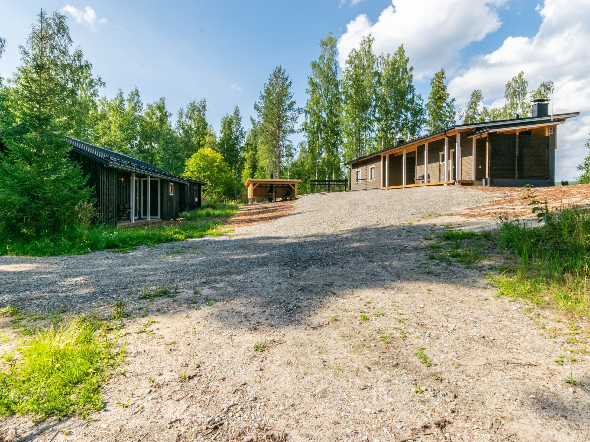 Hot pool cottage kesäranta - Binnen