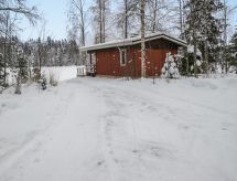 Lepikko: Knusse Finse blokhut aan het meer van Vihtajärvi in Kaavi - thumbnail 4