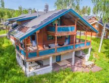 Authentiek Fins blokhutappartement bij het meer en de skipistes van Tahko - thumbnail 1