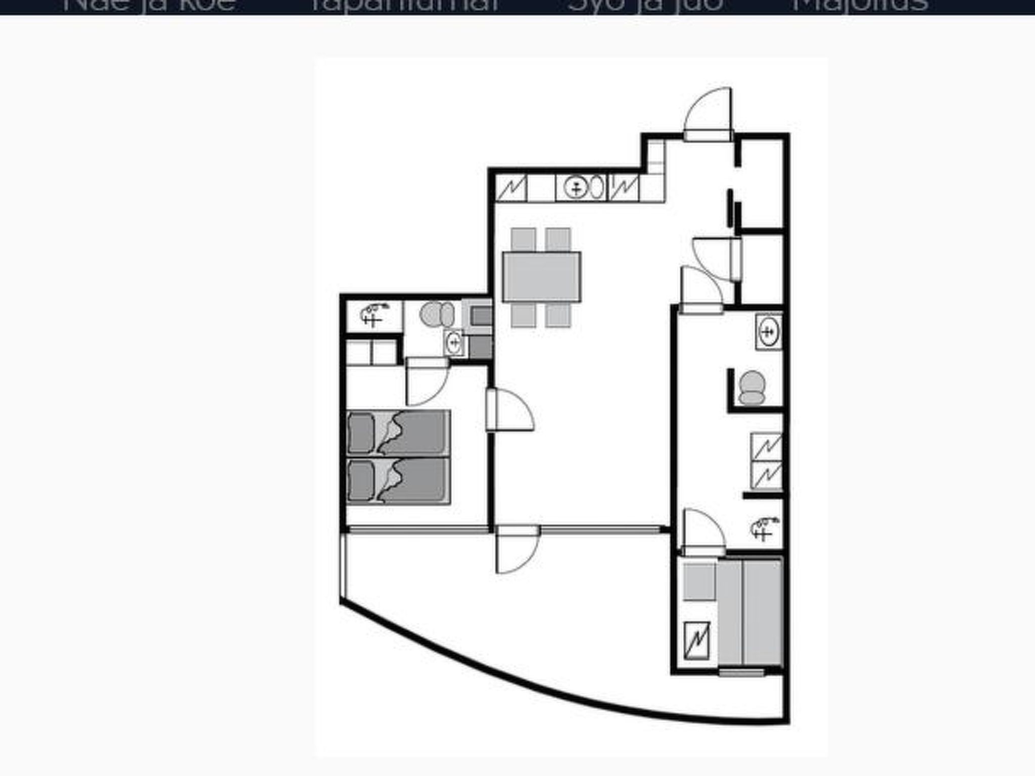 Tahko spa junior suite orange b6-Inside