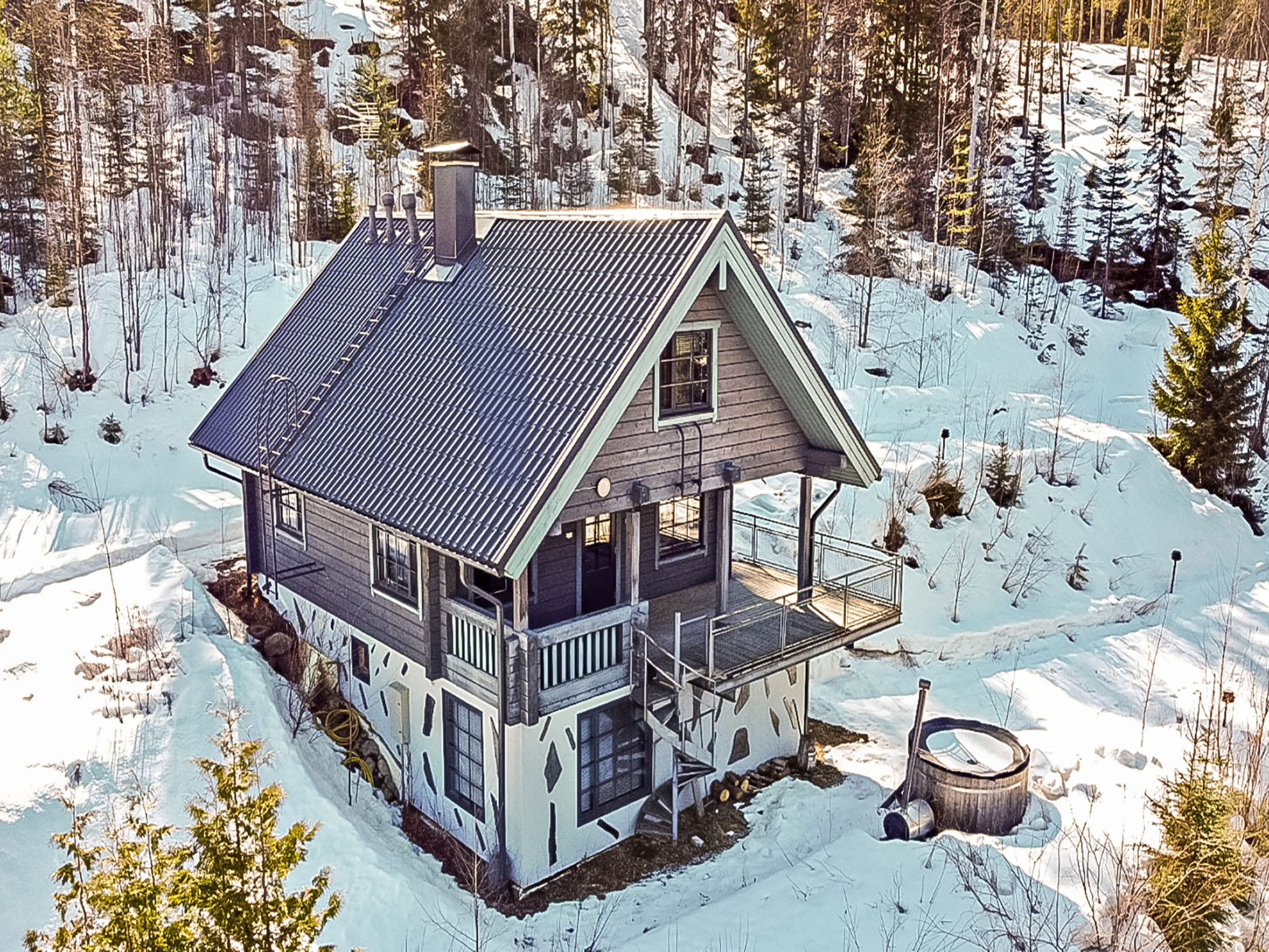 Tahkomäki - Drinnen