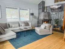 Villa Luna: Fins vakantiehuis aan het meer, 800m van de pistes in Tahko - thumbnail 6