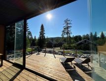Nieuwe houten villa aan het meer in Tahko – 6 personen, sauna en terras - thumbnail 4