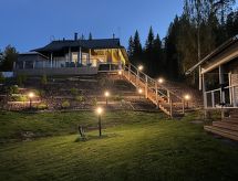 Pihlajaranta: Moderne cabine met jacuzzi aan het Hankavesi-meer in Rautalampi - thumbnail 1