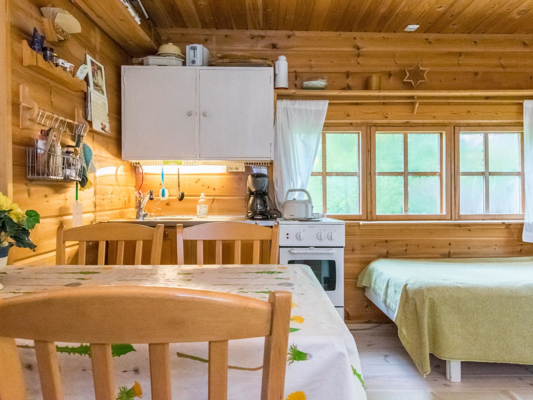 Knusse blokhut Tähdikki aan het Havulampi-meer met eigen sauna en roeiboot - foto 6