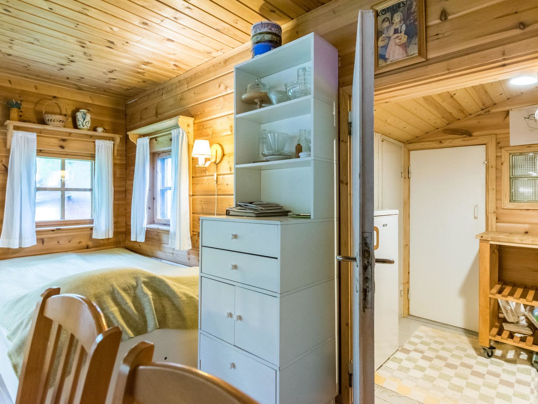 Knusse blokhut Tähdikki aan het Havulampi-meer met eigen sauna en roeiboot - foto 10
