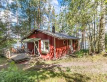 Authentiek Fins houten huisje direct aan het Petäjärvi meer, 42 km van Helsinki - thumbnail 1