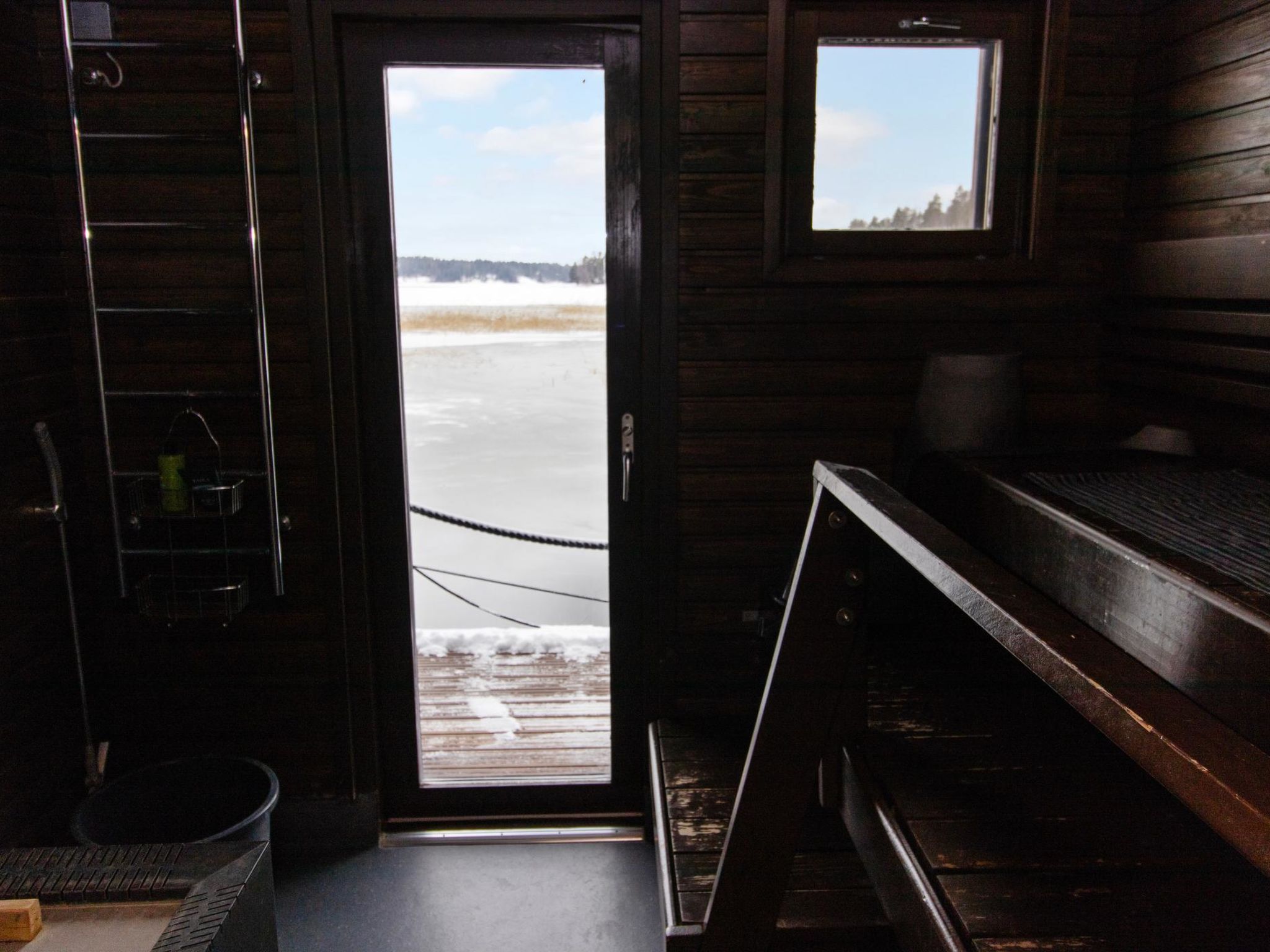 Sauna boat haikara-Drinnen