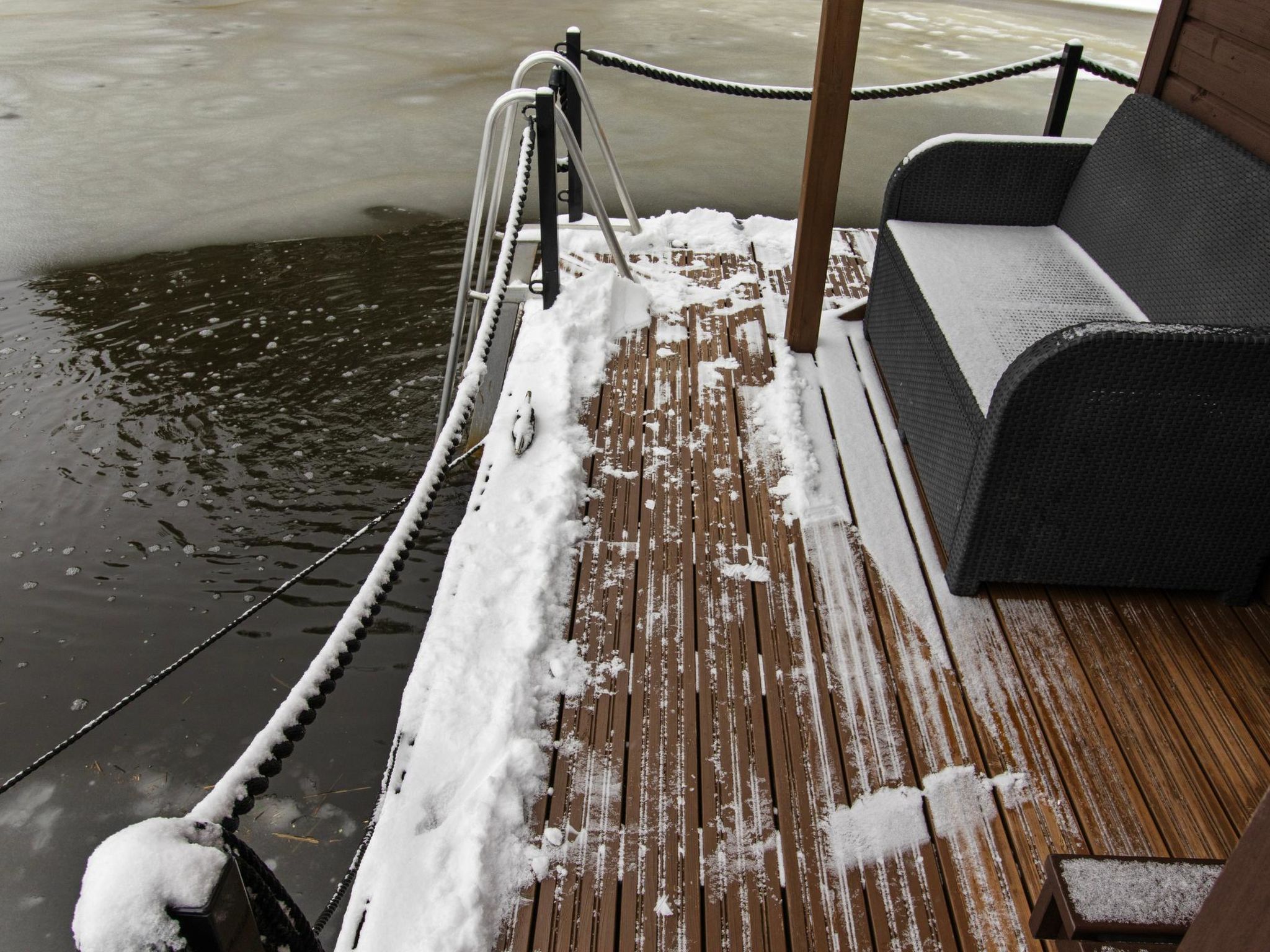 Sauna boat haikara-Drinnen