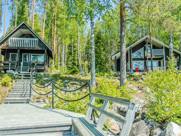 6-persoons vakantiehuis Saimaanhelmi met sauna aan het meer in Heinävesi in Heinävesi