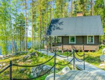 Saimaanhelmi: Stijlvol vakantiehuis direct aan het Saimaameer in Heinävesi - thumbnail 4