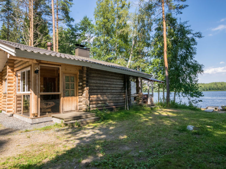 Sauna en rust aan het meer: Vakantiehuis Lemmenmaja in Juva in Juva