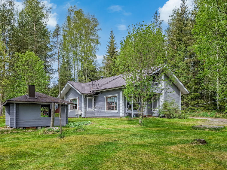 8-persoons vakantiehuis Jukola met sauna aan het meer in Juva in Juva
